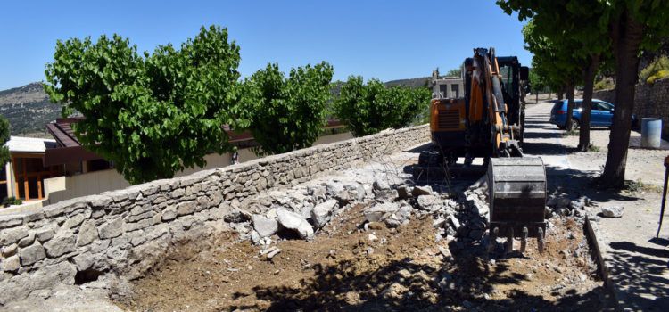Avancen els treballs de millora de l’interior del col·legi de Morella