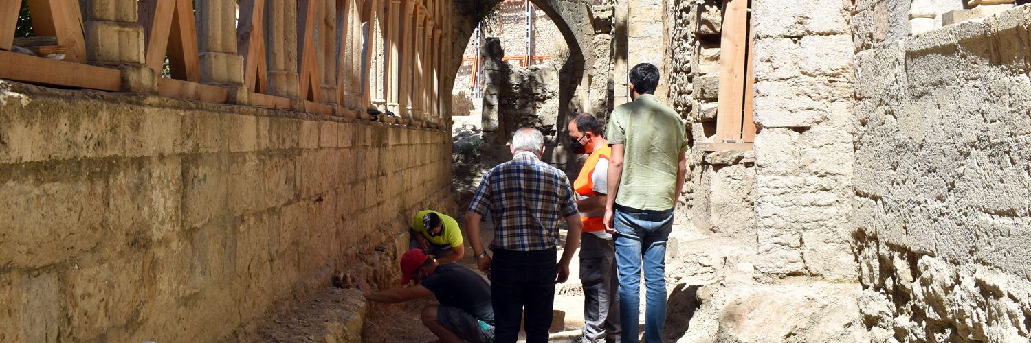 Els treballs arqueològics del Parador de Turisme de Morella entren en la recta final