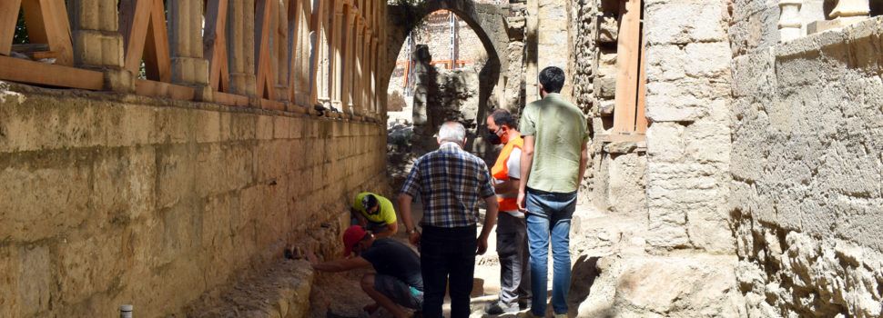 Els treballs arqueològics del Parador de Turisme de Morella entren en la recta final