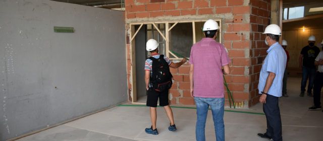 Intensifiquen els treballs a l’interior del col·legi de Morella