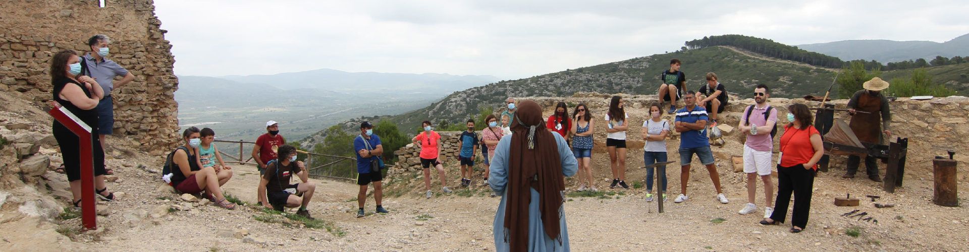 El castell de Xivert reviu la seua època daurada amb el projecte de recreació “Els teus castells” impulsat per la Diputació