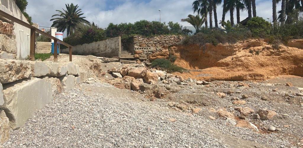Denuncien l’estat de l’accés a platges de la zona Saldonar de Vinaròs