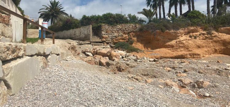 Denuncien l’estat de l’accés a platges de la zona Saldonar de Vinaròs