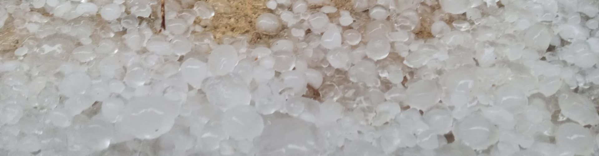 Tempesta amb granís a Ares del Maestrat