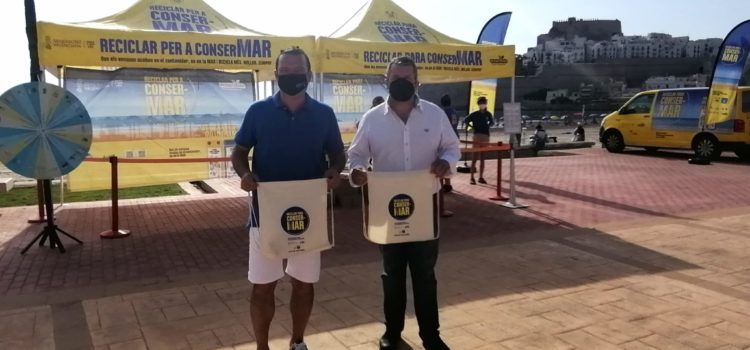 La campanya Reciclar per a ConserMar arriba a Peníscola