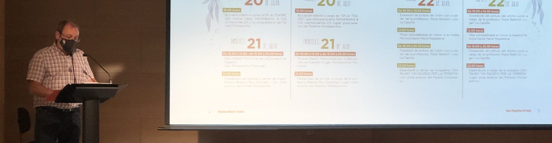 Santa Magdalena presenta la Setmana Cultural i Festiva