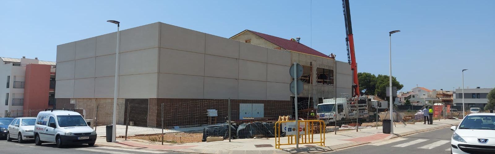 L’obra del nou Espai d’Oci i Casal Jove de Alcossebre afronta la seva recta final