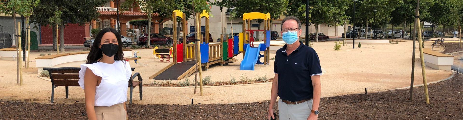 A punt de finalitzar la primera fase del nou parc i zona verda d’Alcalà de Xivert