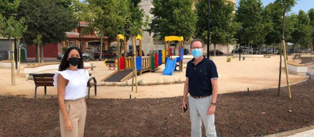 A punt de finalitzar la primera fase del nou parc i zona verda d’Alcalà de Xivert