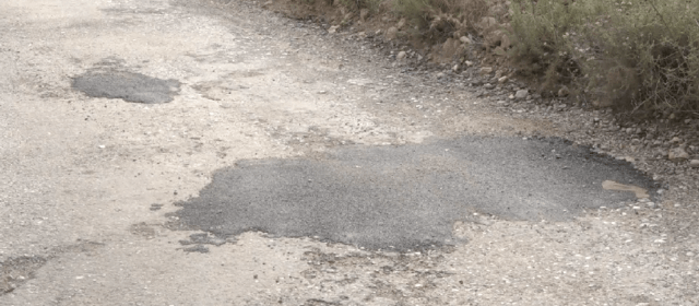 Cifre (PSPV-PSOE) reitera la necessitat d’invertir en reparar l’asfalt del camí ratlla el terme de Sant Jordi