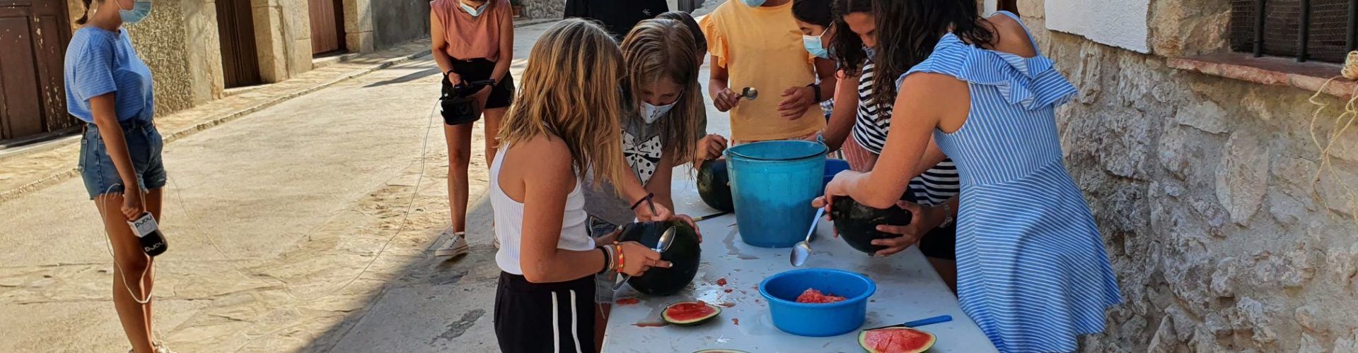 “Simulacre” a Vallibona del concurs de fanalets de meló de moro