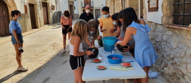 “Simulacre” a Vallibona del concurs de fanalets de meló de moro
