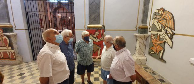 Amat Bellés pide completar la recuperación de las pinturas medievales de la iglesia de Vallibona