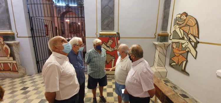 Amat Bellés pide completar la recuperación de las pinturas medievales de la iglesia de Vallibona