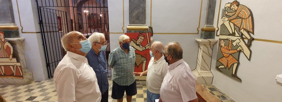 Amat Bellés pide completar la recuperación de las pinturas medievales de la iglesia de Vallibona