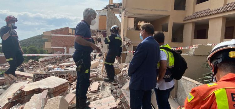 Puig anuncia que la Generalitat colaborará para aclarar las causas del derrumbe de Peñíscola