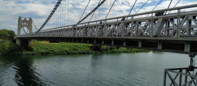 Fotos: el pont penjant d’Amposta
