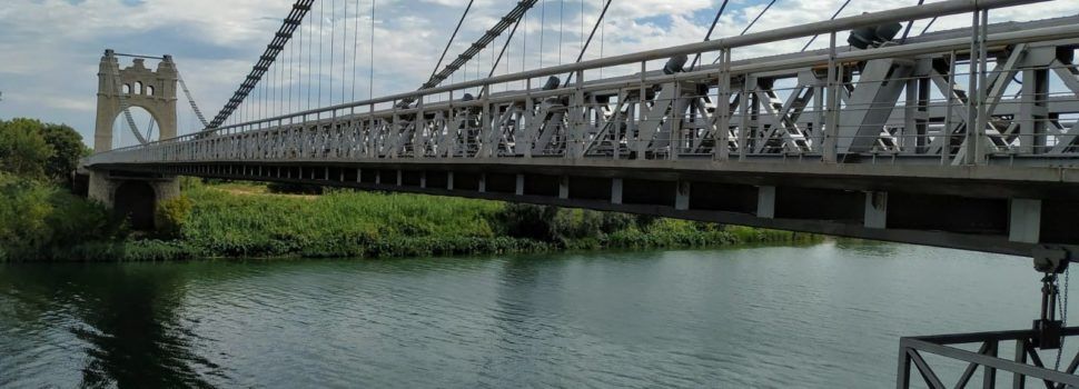 Fotos: el pont penjant d’Amposta