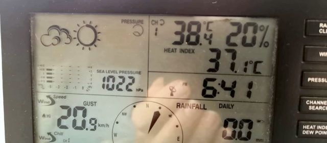 Temperaturas disparadas, fuertes rachas de viento y “reventones cálidos”