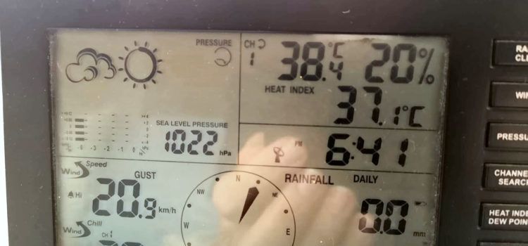 Temperaturas disparadas, fuertes rachas de viento y “reventones cálidos”