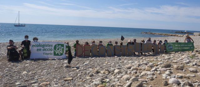 Apnal E-A i Fridays For Futur Vinaròs demanen un litoral natural davant la desembocadura del Cervol