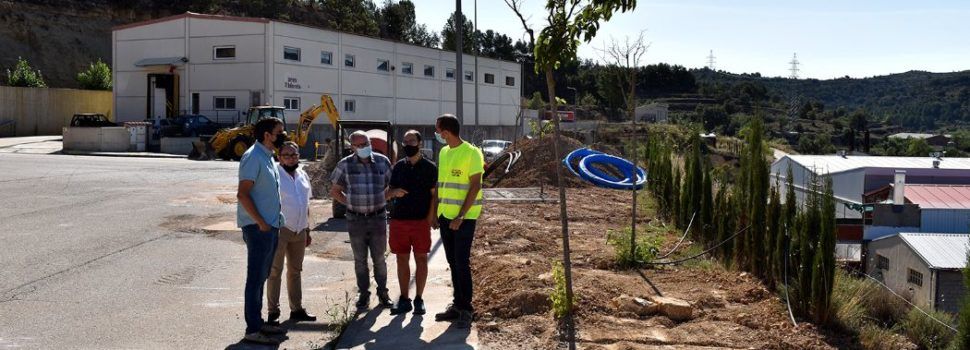 Inicien els treballs de la xarxa de gas del polígon industrial de Morella