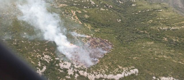Incendi als termes de Freginals i la Ràpita que ha afectat 2,7 hectàrees