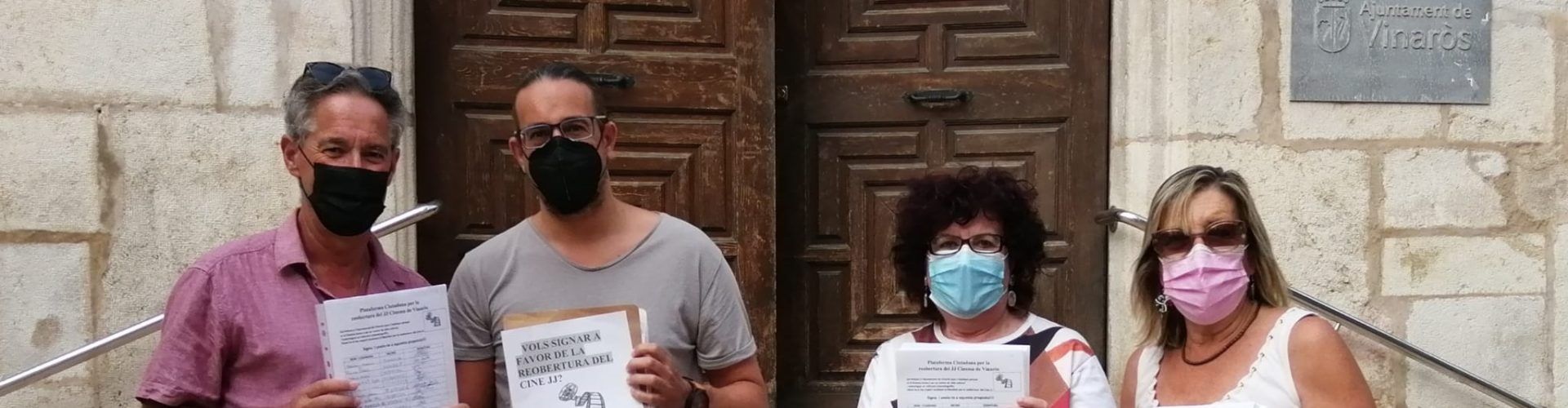 La Plataforma Ciutadana pel JJ Cinema registra la moció a l’Ajuntament amb 3.374 signatures