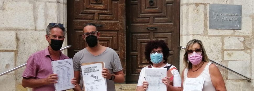 La Plataforma Ciutadana pel JJ Cinema registra la moció a l’Ajuntament amb 3.374 signatures