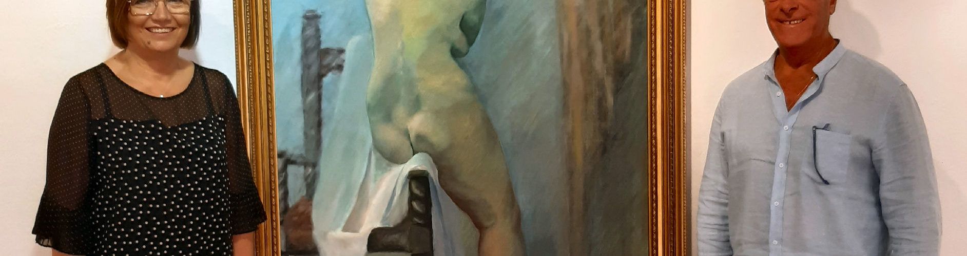 L’escultor i pintor benicarlando Jorge Borrás fa donació d’una obra pictòrica al Mucbe
