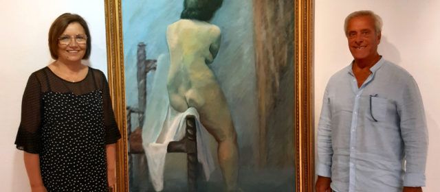 L’escultor i pintor benicarlando Jorge Borrás fa donació d’una obra pictòrica al Mucbe