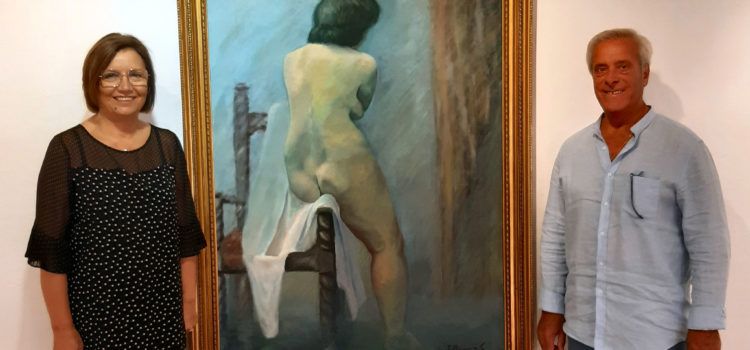 L’escultor i pintor benicarlando Jorge Borrás fa donació d’una obra pictòrica al Mucbe