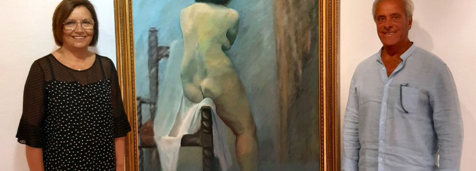 L’escultor i pintor benicarlando Jorge Borrás fa donació d’una obra pictòrica al Mucbe
