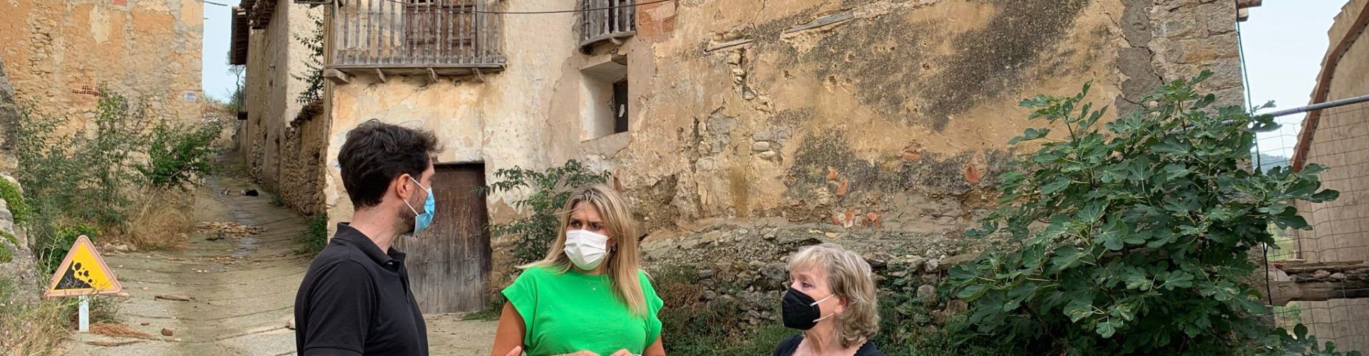 Veïns d’Ortells reivindiquen solucions al risc d’enderrocament de vivendes