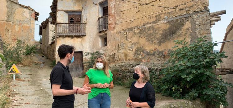 Veïns d’Ortells reivindiquen solucions al risc d’enderrocament de vivendes