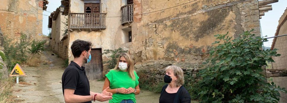 Veïns d’Ortells reivindiquen solucions al risc d’enderrocament de vivendes
