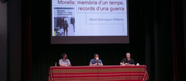 Manel Domínguez presenta el llibre “Morella: memòria d’un temps, records d’una guerra”