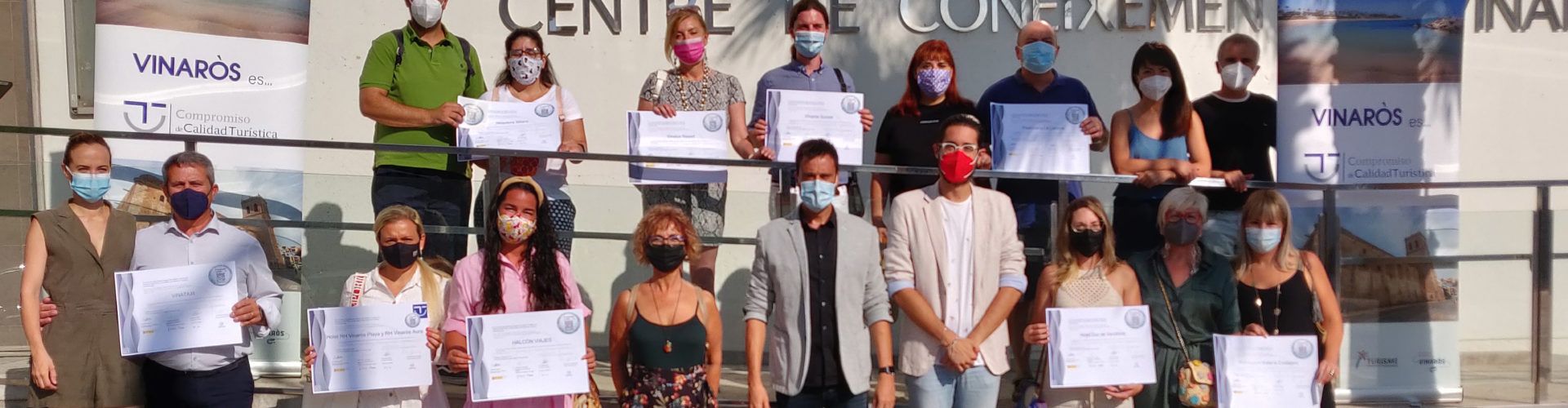 Nou empreses de Vinaròs han estat distingides amb el diploma de Bones Pràctiques Avançades SICTED