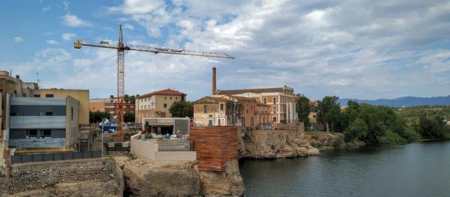 Fotos: La ‘reconstrucció’ del castell d’Amposta