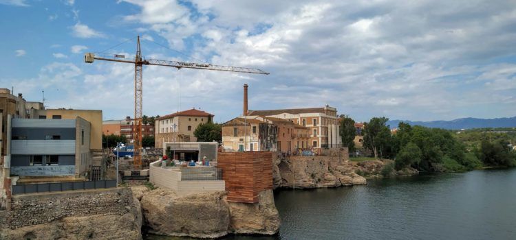 Fotos: La ‘reconstrucció’ del castell d’Amposta