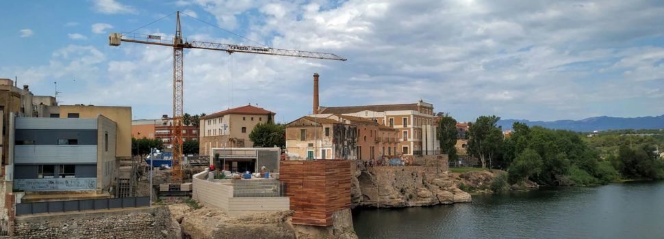 Fotos: La ‘reconstrucció’ del castell d’Amposta