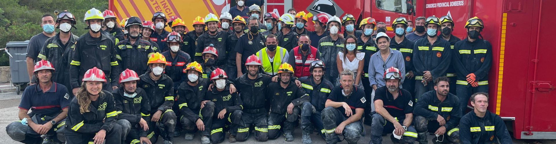 Un gran equip en els treballs de l’ensorrament de Peníscola