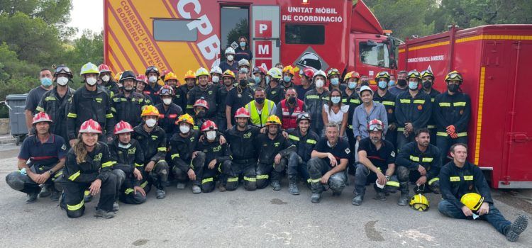 Un gran equip en els treballs de l’ensorrament de Peníscola