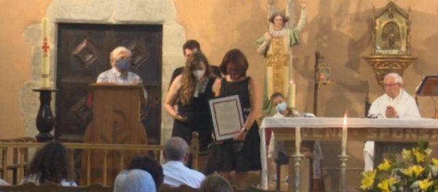 “Amics de Vallibona” atorga a Carmen Mestre Meseguer el guardó d’”Esquirolera 2021”