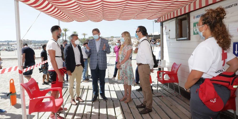 Ximo Puig anuncia el uso de drones para frenar ahogamientos en playas de 10 municipios, uno de ellos Peñíscola