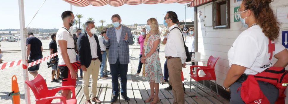 Ximo Puig anuncia el uso de drones para frenar ahogamientos en playas de 10 municipios, uno de ellos Peñíscola