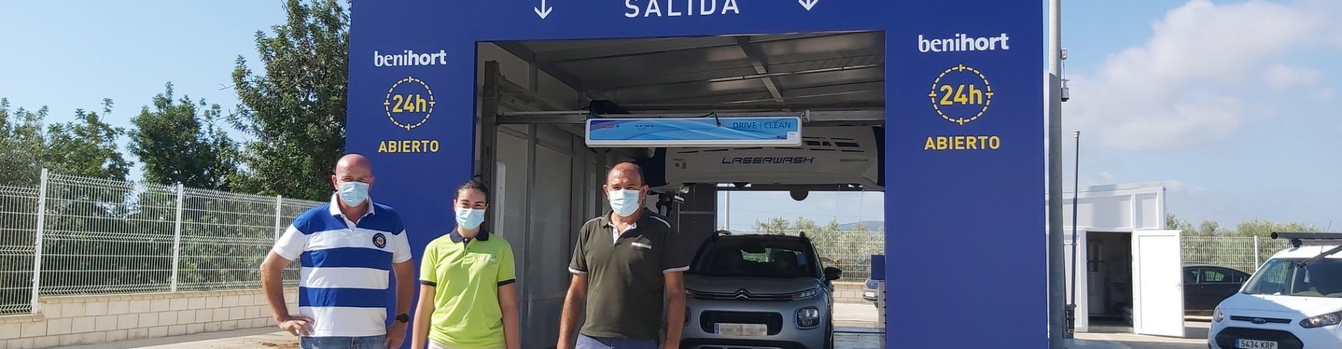Benihort estrena el primer lavadero Laserwash sin contacto de España