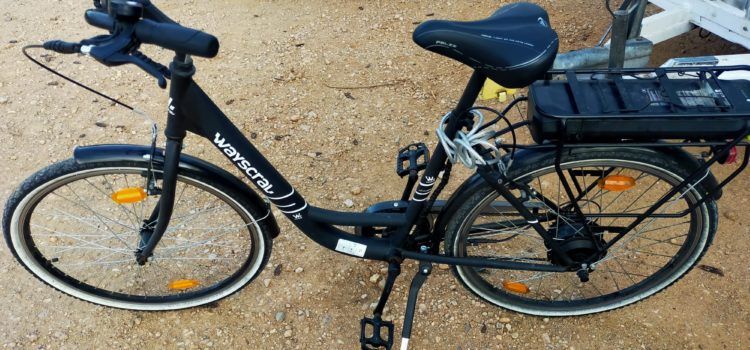 Recuperada una bicicleta elèctrica en Vinaròs