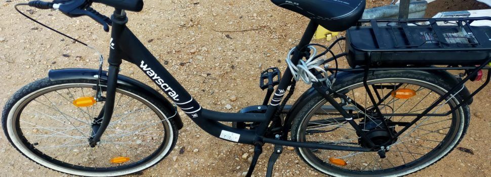 Recuperada una bicicleta elèctrica en Vinaròs