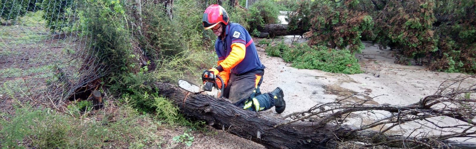 Fotos: conseqüències de la tempesta d’aquest dissabte a Vinaròs